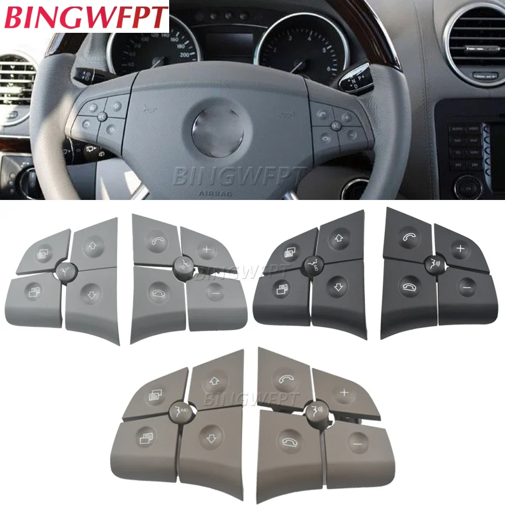 

NEW Car Multi-function Steering Wheel Switch Button Kit Control For Mercedes Benz W164 W245 W251 ML GL 300 350 400 450 2006-2009