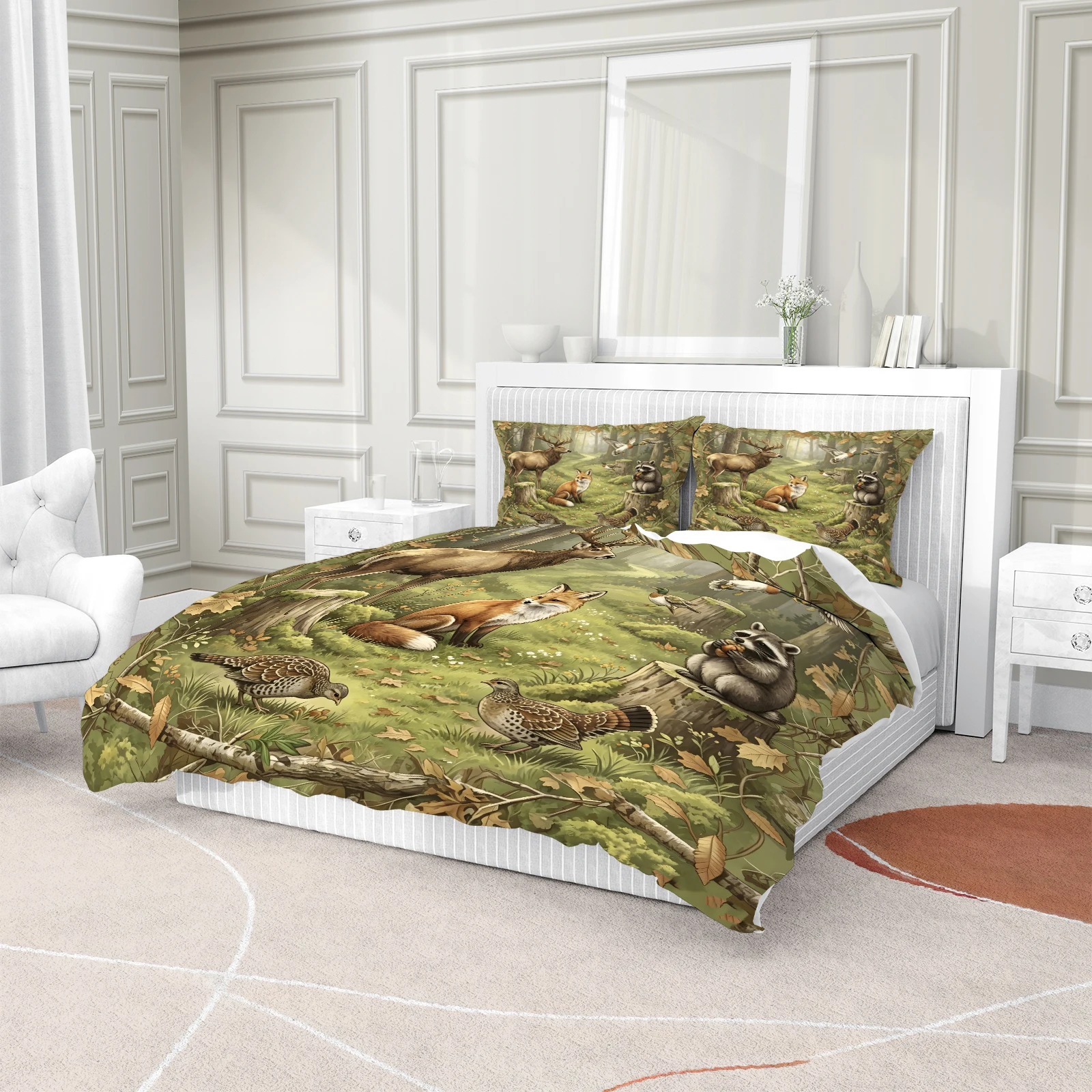 Set Copripiumino Animali Selva - Linen Duvet Cover recensione e prezzo