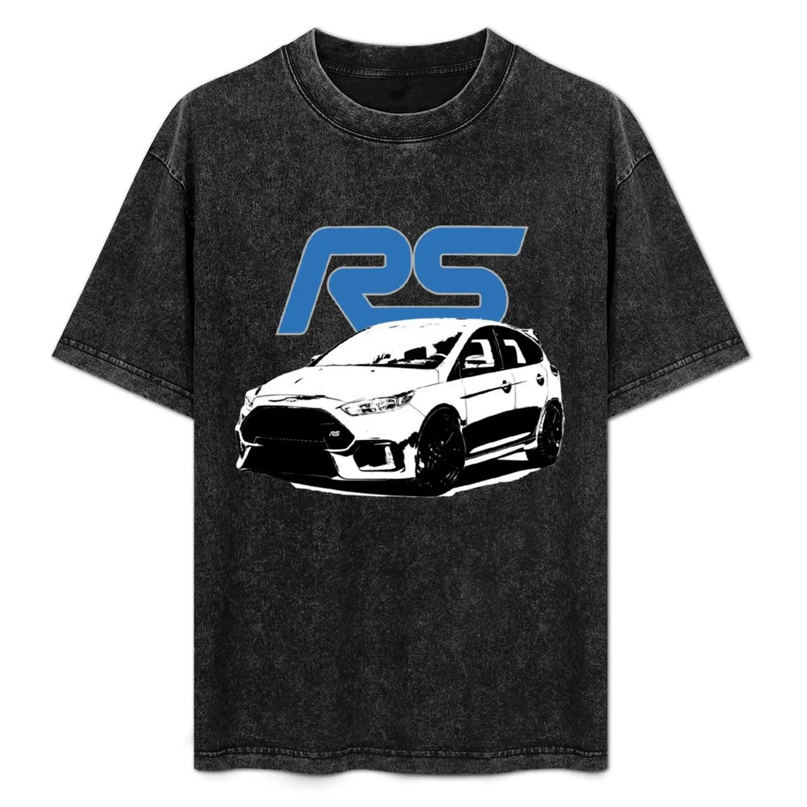 

Focus RS - Wear your Passion - Blue Logo Variant T-Shirt rapper graphic tees hippie clothes blanks Men's cotton t-shirt