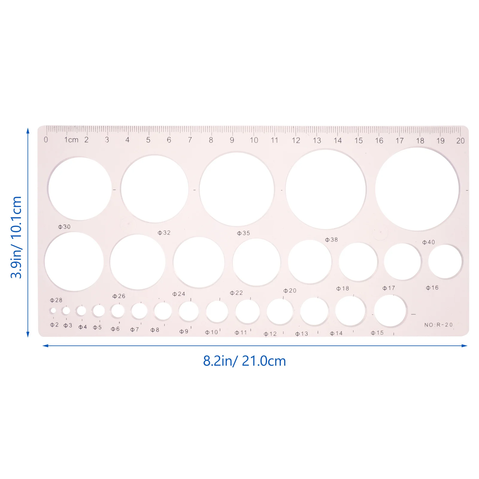 

6pcs Geometric Drawing Templates Plastic Measuring Rulers For Drafting Students Architecture Circle Stencils Tools Student