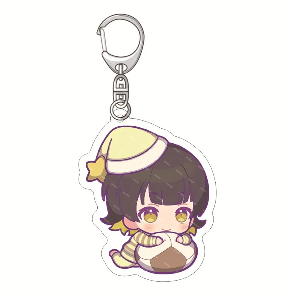 New Anime BLUE LOCK Figure Acrylic Keychains Chigiri Hyoma Bachira Meguru Character Clerk Series Key Chains Fans Christmas Gifts