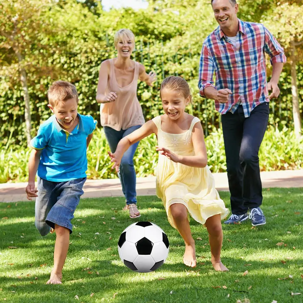 크기 5 전문 훈련 축구 공 PU 가죽 블랙 화이트 축구 축구 공 목표 팀 Atch 훈련 공 축구