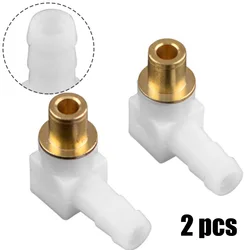 2PCS Fuel Elbow Connector Hose For 1/4