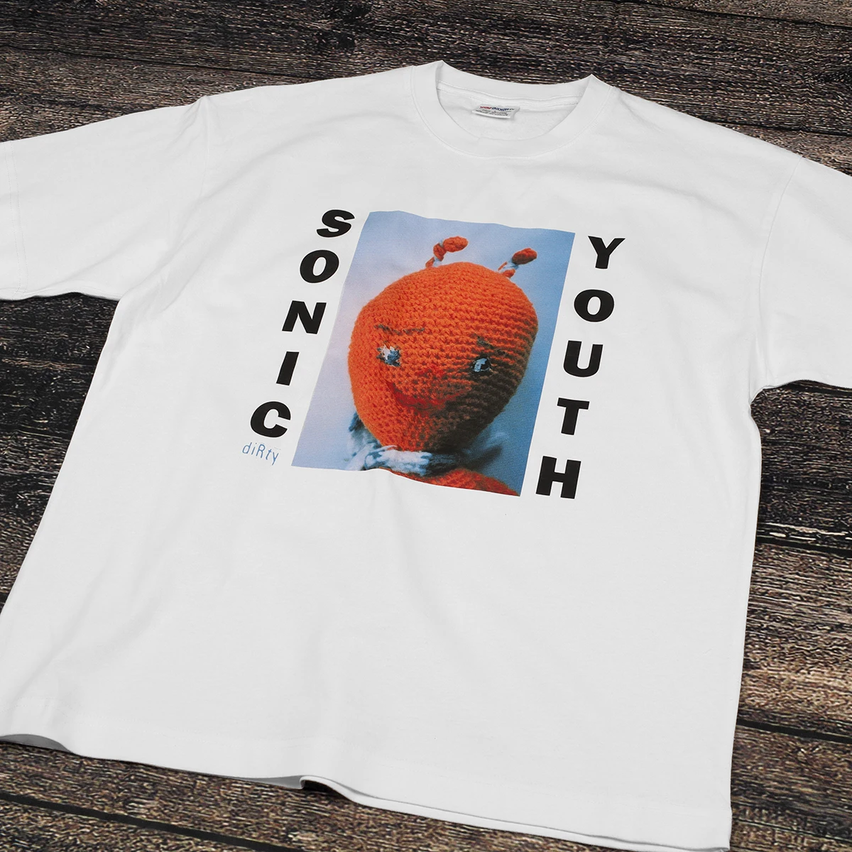 Sonic Youth T-Shirt Dirty Experimental Grunge bAND Pixies White Men\'s Tops Clothes Short Sleeve Cotton Print Tee Shirt For Man