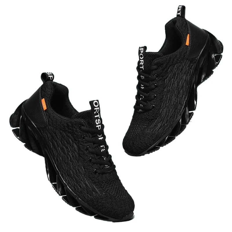 

Unisex Breathable Mesh Sneakers, High Quality Blade Sole Casual Shoes, Comfortable Lightweight for Walking Running Daily Wear