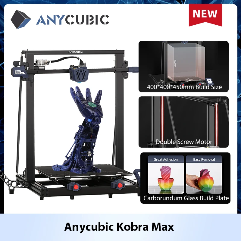 ANYCUBIC Kobra Max 3D Printer Printing Size:720*715*665mm FDM  3D printing Machine