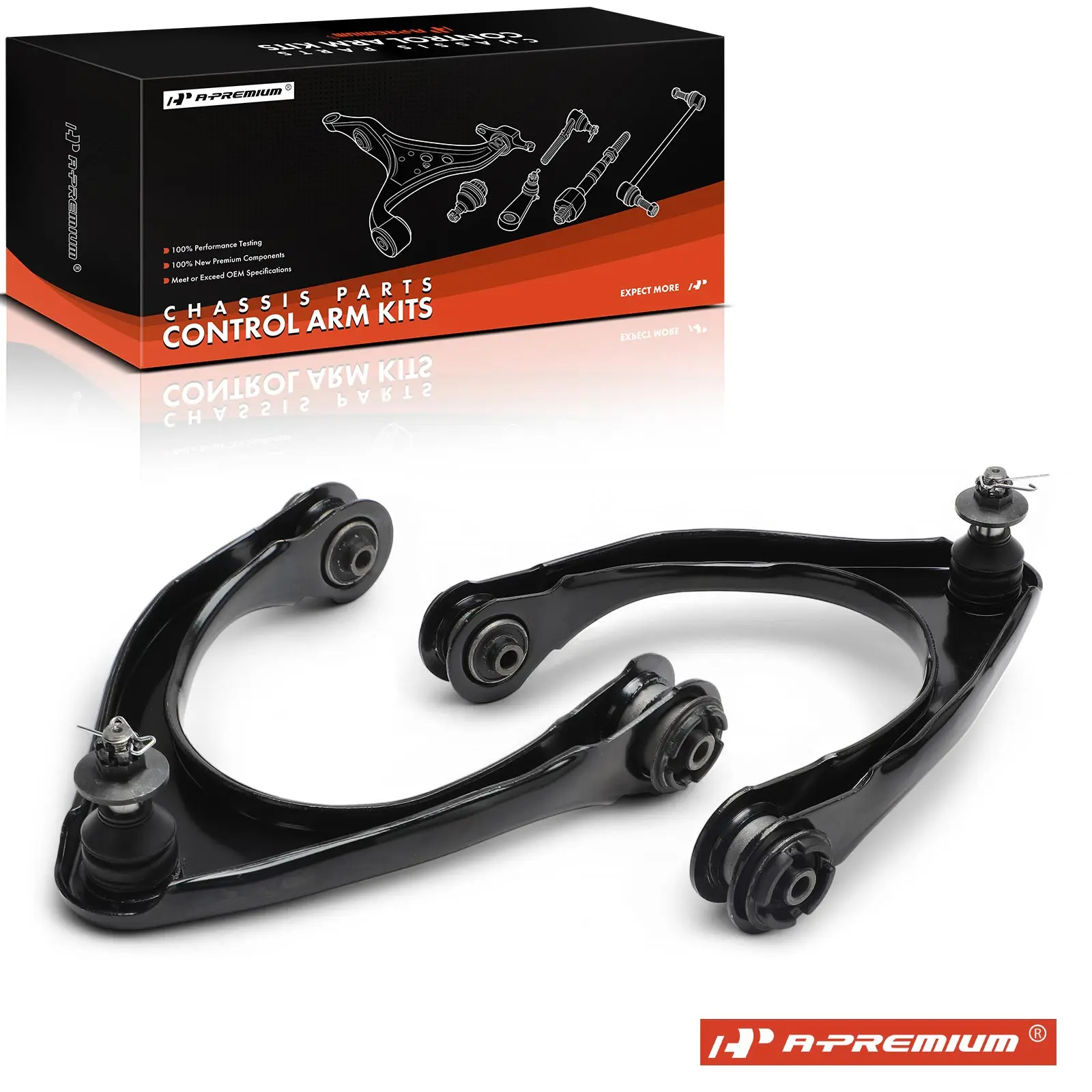 A-Premium 2x Front Upper Control Arm and Ball Joint Assembly for Lexus GS300 2006 GS350 GS450h 2007-2011 GS430 2006-2007 GS460