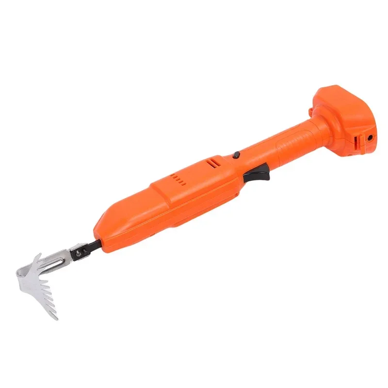 Professional Cordless Hoe 2500RPM, 2 Replaceable Heads (4/11 Teeth) for Soil Tilling & Weeding, Ergonomic Design with no battery