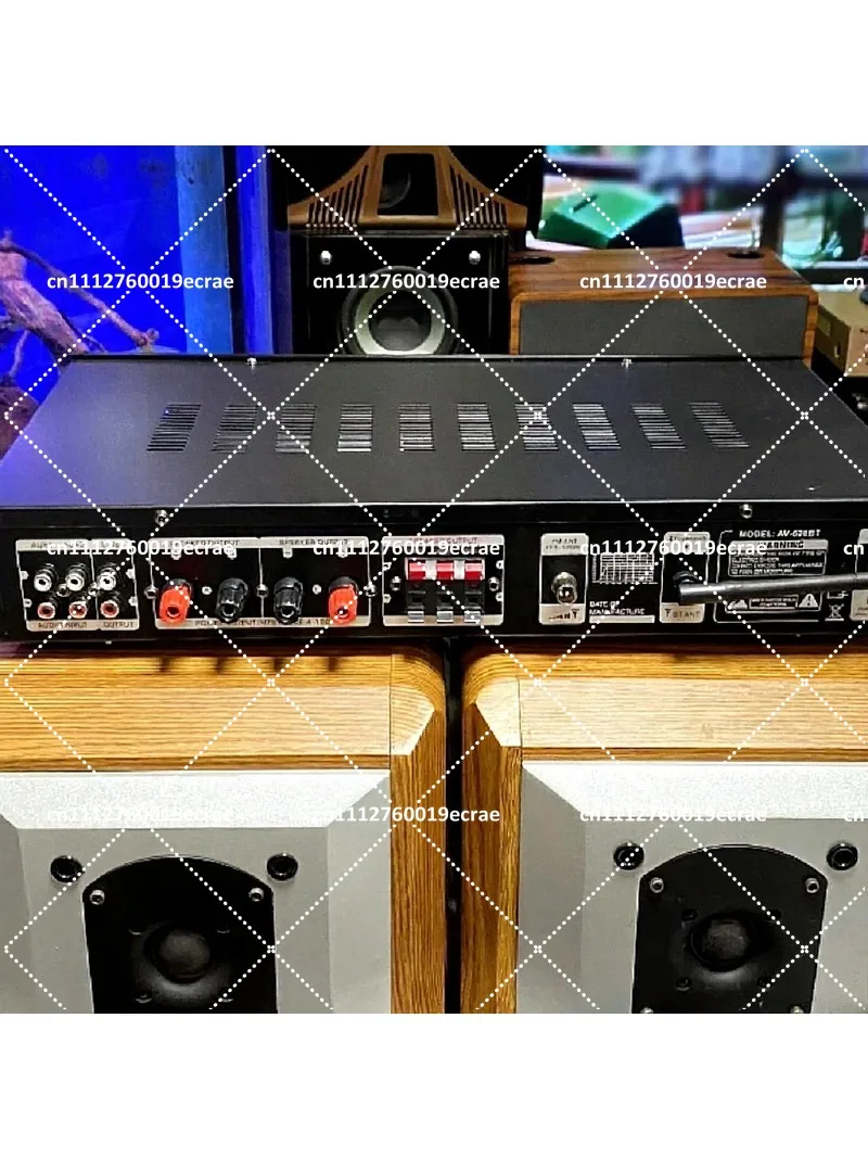 5-Channel HiFi Stereo Amplifier 600W Bluetooth Digital Audio Receiver USB Power Amp for Home Theater
