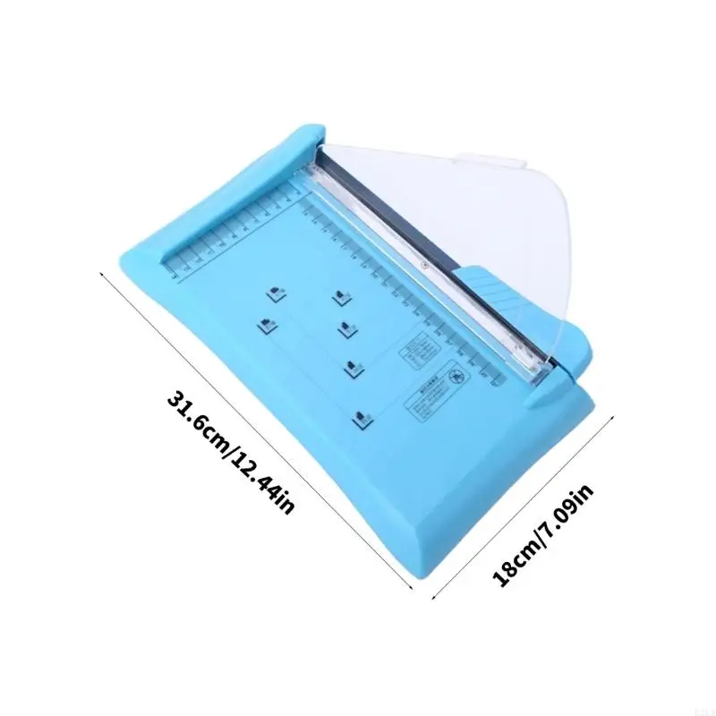 Plastic High Efficiency Lightweight Paper Cutter Portable Photo Paper Cutter with Ruler Cutter Trimmer Office Supplies R2LB