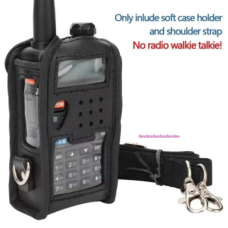 walkie talkies Accessories soft case Leather carrying Holder radio Holster for Baofeng walkie talkie UV-5R HAM