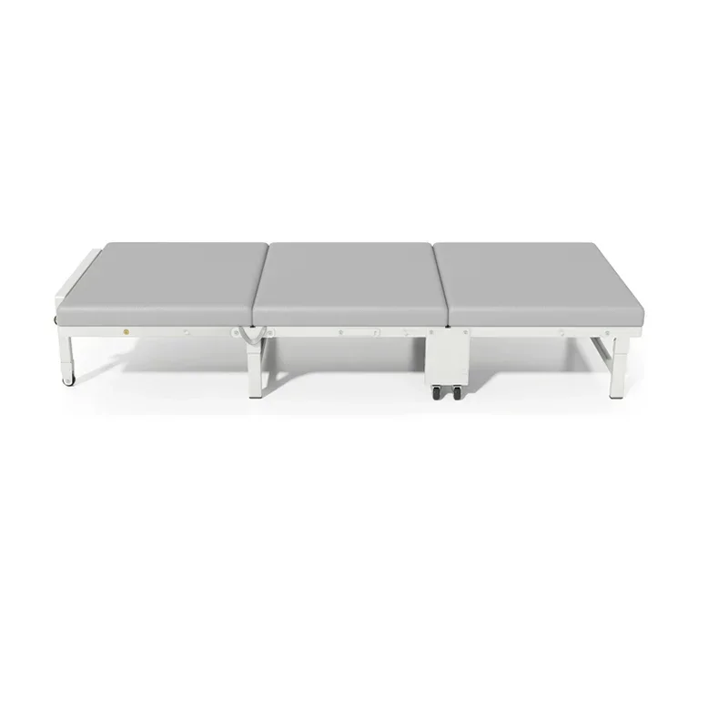 Household 220v Folding Bed, Office Lunch Bed Household Single Simple March Bed, Noon Sleep God Tool, Convenient Bed