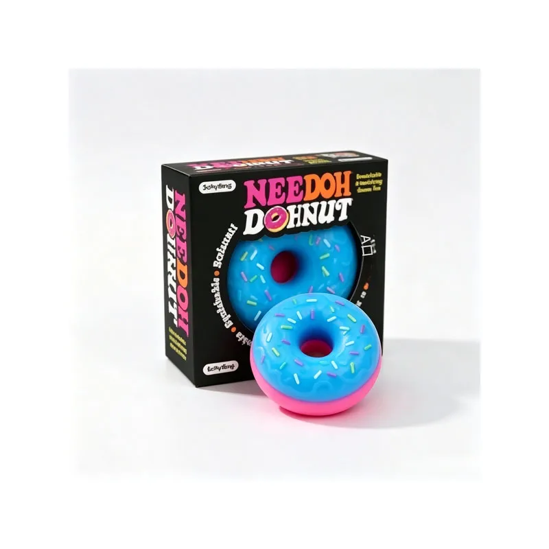 Nowy idealny prezent NeeDoh Dippin Dazzler Egg Donut Prank Zabawka antystresowa Miękka winylowa zabawka do ściskania z wolnym powrotem do pierwotnego kształtu Ozdoba do ściskania — 2