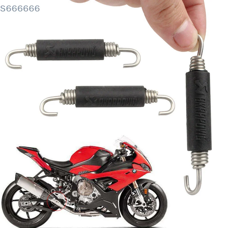 

Front Middle Link Pipe for Custom Chopper Bikes Universal Stainless Steel Motorcycle Exhaust Muffler Connect Spring Hooks
