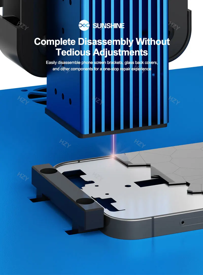 SUNSHINE SS-890B MINI Laser Screen Removal Machine Separation for