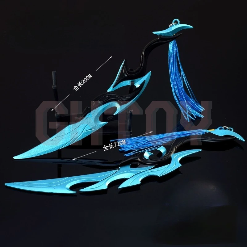 

22cm/8.66in Honor of Kings Game Peripheral Lan Zhugui Flower Sea Set Model Handicraft Decoration Desktop Display Ornaments Gifts