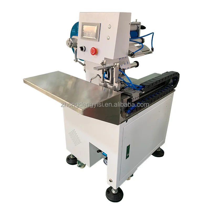 Automatic Wiring Harness Marking Round Tube Data Cable Headset USB Double-fold Folding Labeling Machine Labeling Machine