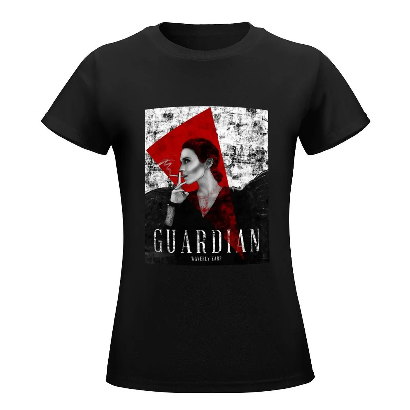 Wynonna Earp: The Guardian T-Shirt summer top oversized Short sleeve tee Blouse tshirts for Women