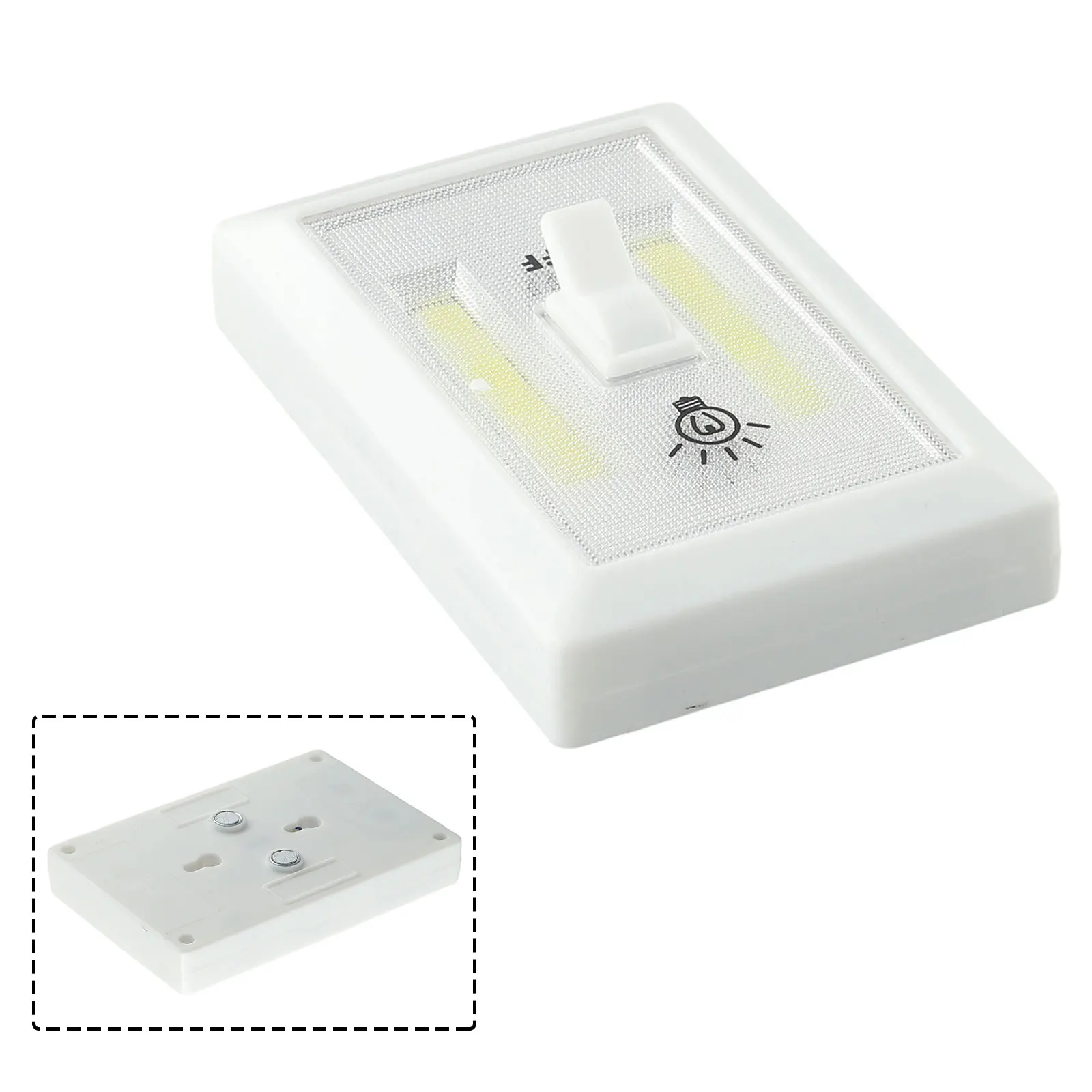 COB Switch Night Light LED Wall Lamp Mini Night Lights Wireless Battery Operated Light Switch For Cabinet Garage Corridor