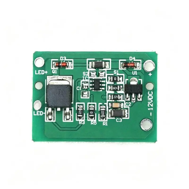 DC12V Capacitive Touch Sensor Module LED Light Touch Control Switch Board For DIY Lighting Cabinet Lamp Modification 1/5/10PCS