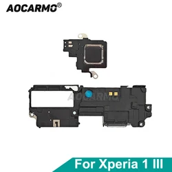 Aocarmo For Sony Xperia 1 III / X1iii MARK3 XQ-BC72 BC62 BC52 Top Earpiece Ear Speaker Bottom Loudspeaker Buzzer Repair Part