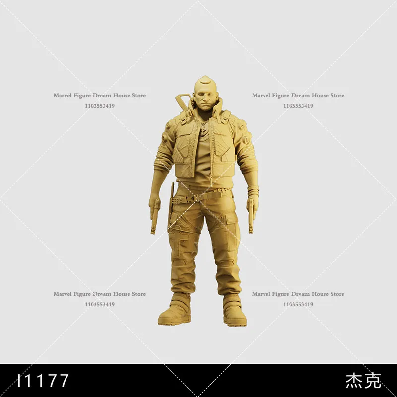 Multiple 1/64 1/43 1/35 Scale Miniature Scene Doll White Model Un-panited Cyberpunk Johnny Silverhand Jack Judy Action Figure