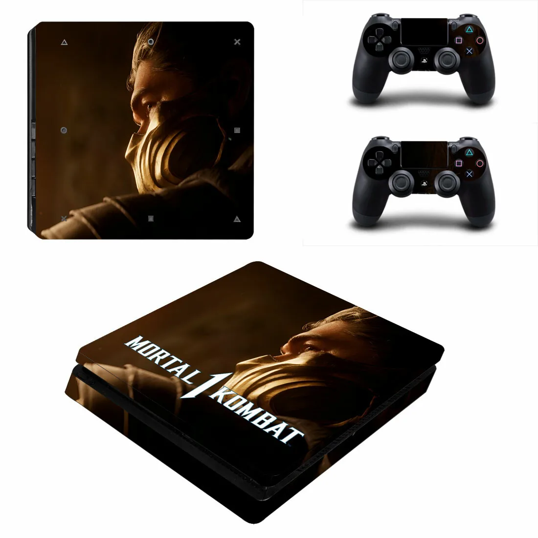 Mortal Kombat 1 PS4 Slim Skin Sticker Decal Cover Protector For Console and Controller Skins Vinyl