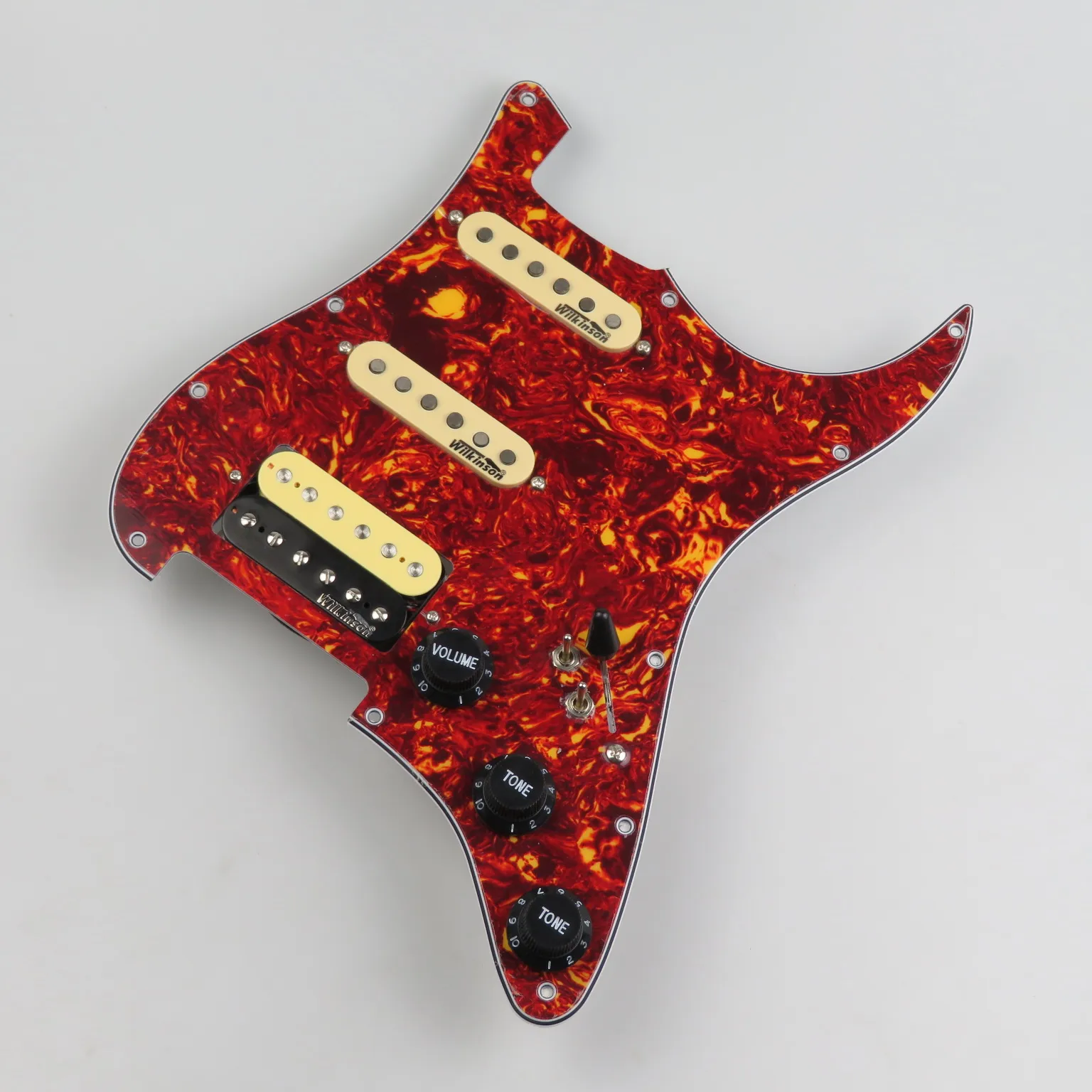 Loaded SSH Pre-Wired Pickguard  Scratch Plate Wilkinson Single & Humbucker Pickups Fit Standard Str/at ST Guitar