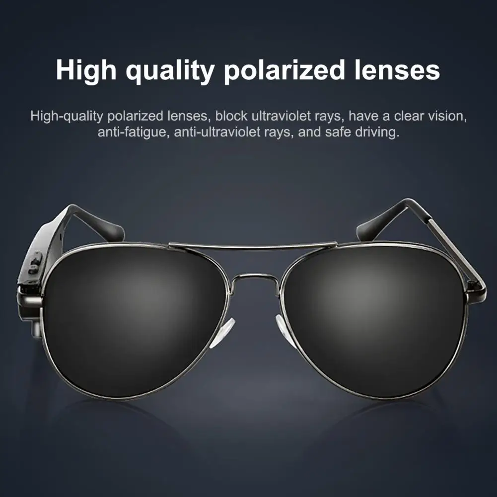 Smart Glasses Male Multifunctional High Fidelity Long Standby Time Bluetooth-compatible5.0 Trendy Audio Sunglasses For Driving