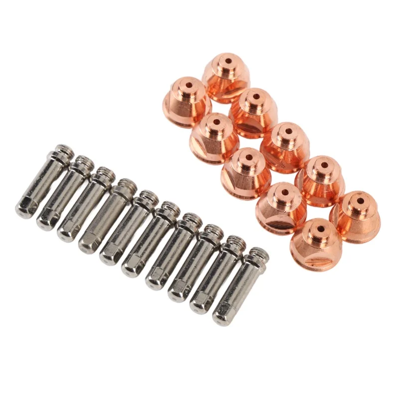 10 Set Tip Electrode Kit For PCH-51 Cutting Gun Consumables Set With Protective Covers