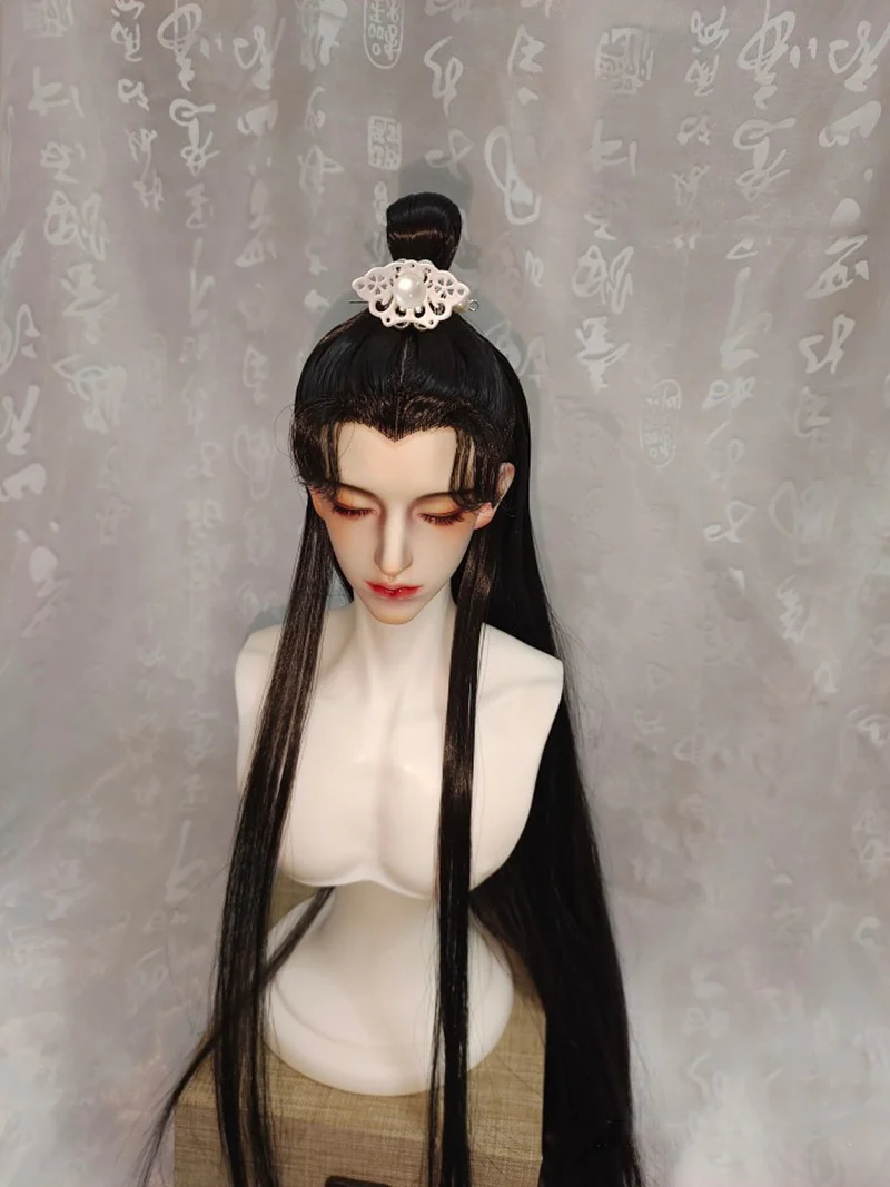 1/3 Scale Ancient Costume BJD Wig Doll Accessories Hanfu Antique Style Hair Retro Samurai Wigs For BJD/SD SD13 SSDF Uncle C1820