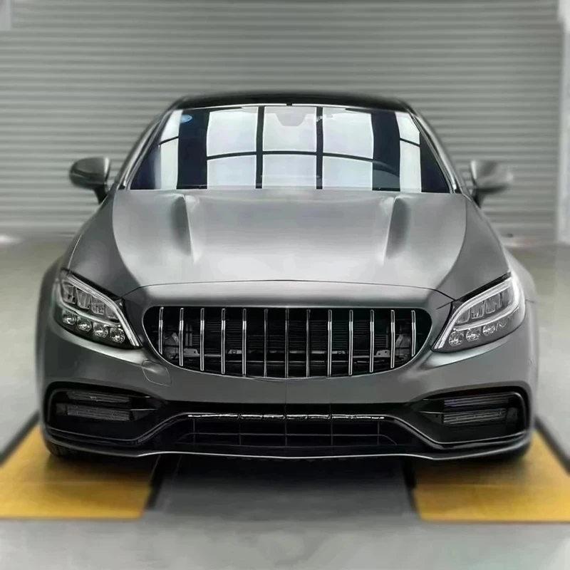 Hot Selling GT Diamond Front Bumper Grille Exterior Replacement Tuning Sport for W205 C205/S205 C-Class 2014-2021