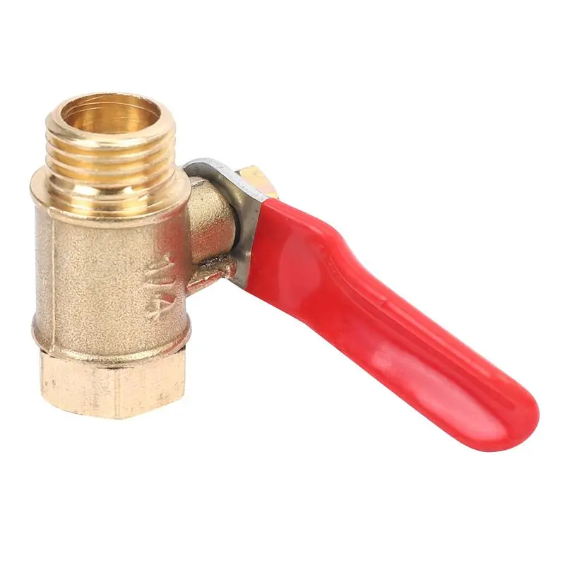 BHTS-32PCS 1/4 Inch Heavy Duty Brass Ball Valve Shut Off Switch Male And Female NPT Thread Pipe Fitting