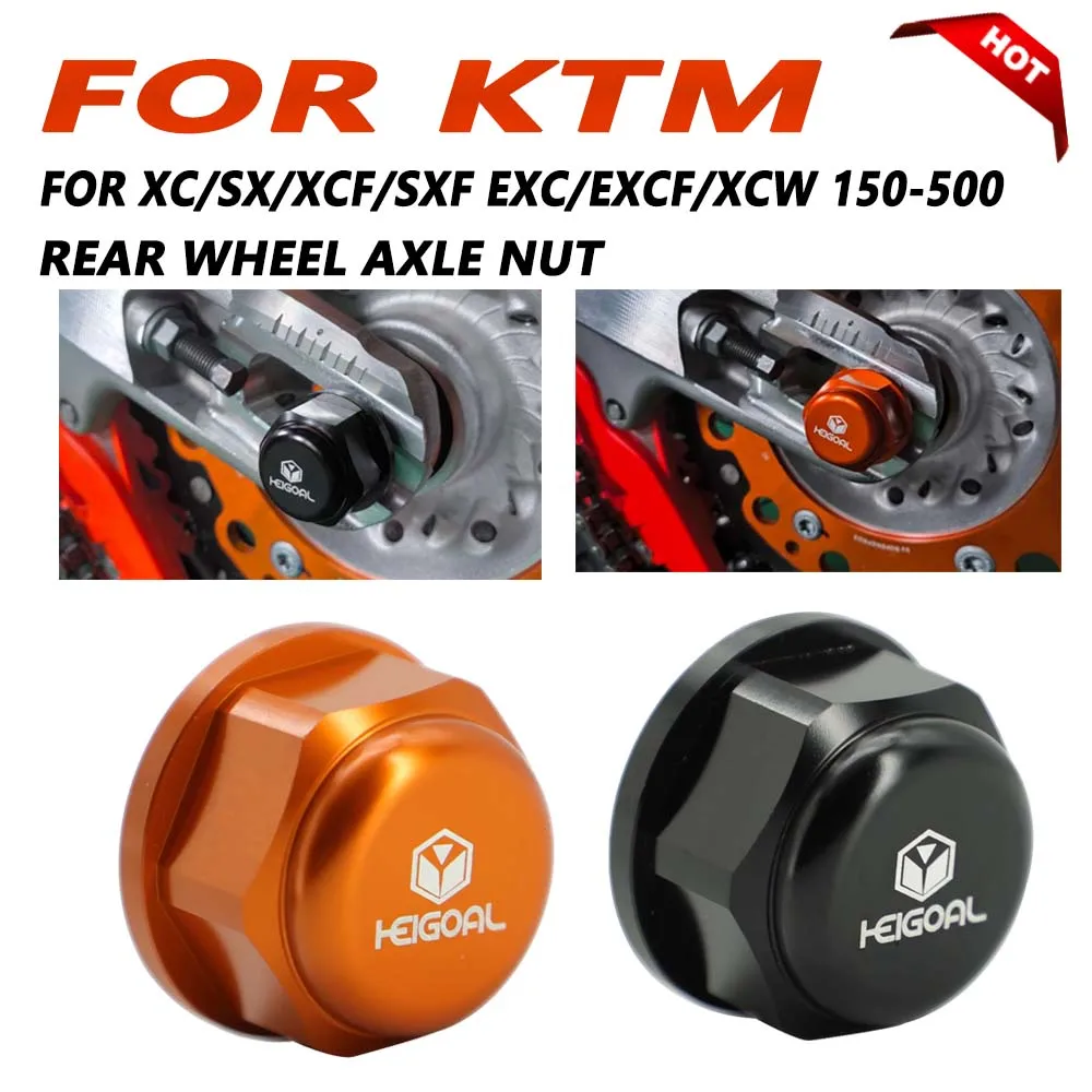 

Гайка заднего моста мотоцикла, стопорная гайка шпинделя колеса для KTM EXC EXCF XCW XC SX XCF SXF 150 250 300 350 450 500 2023 2024 Запчасти