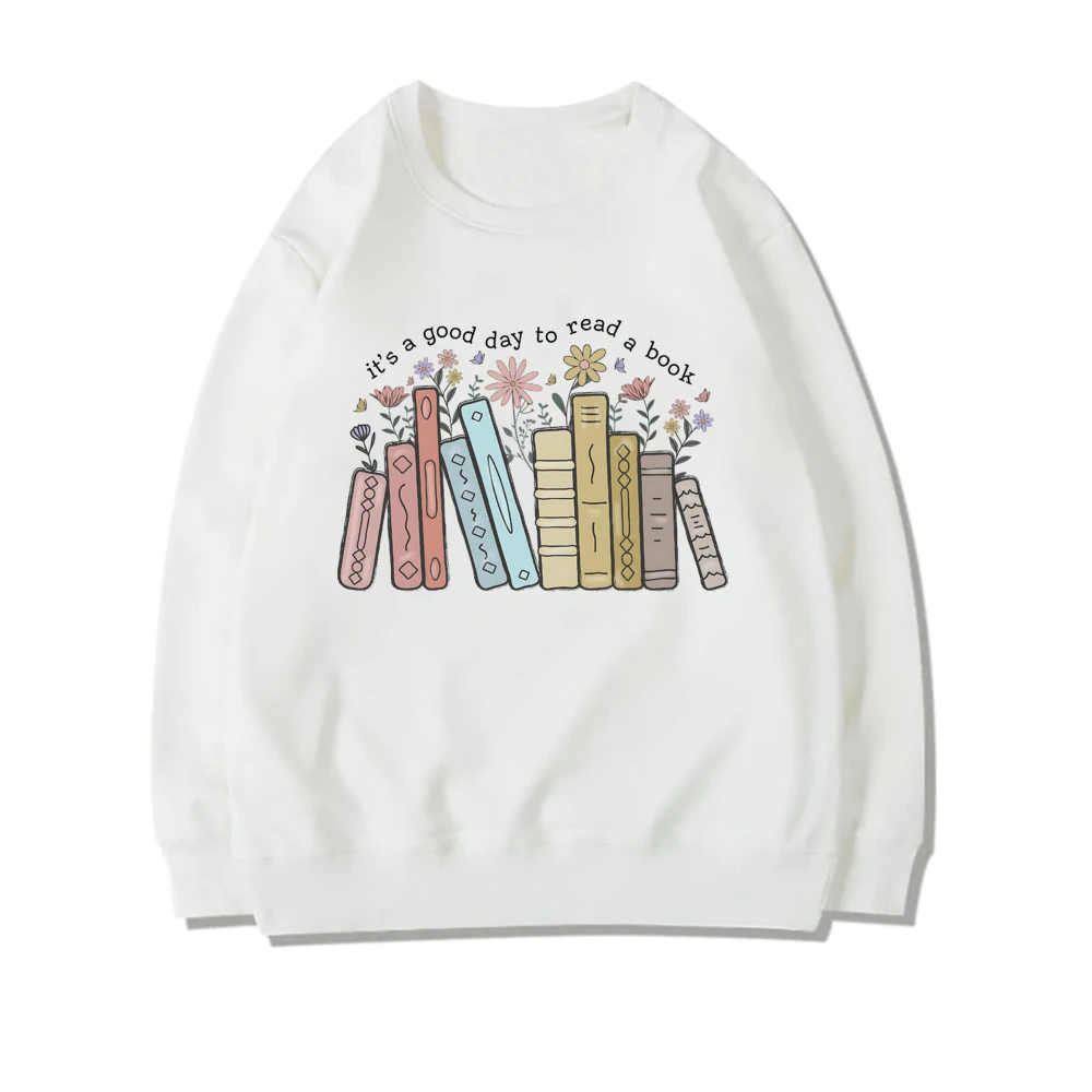 Its A Good Day To Read A Book SweatShirt Librarian Shirts Book Lover Sweater Retro Teacher Shirts Back To Shcool Gifts