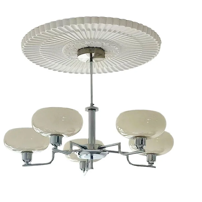 

French medieval style living room chandelier, Nordic retro bedroom study restaurant designer chandelier