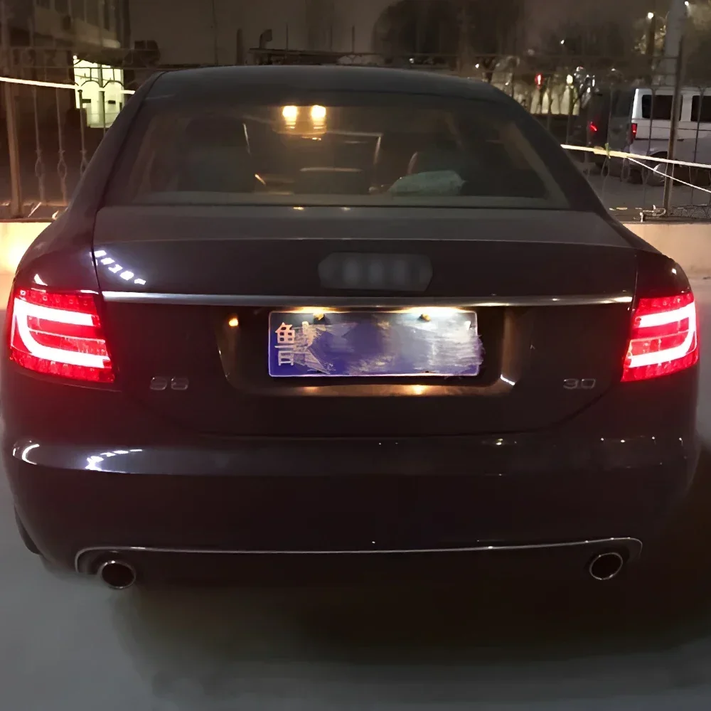 Auto Rear Back Lamps Assembly For Audi A6 C7 A6L S6 2005-2008 Upgrade LED Dynamic Blink Turn Car Taillights Accessories