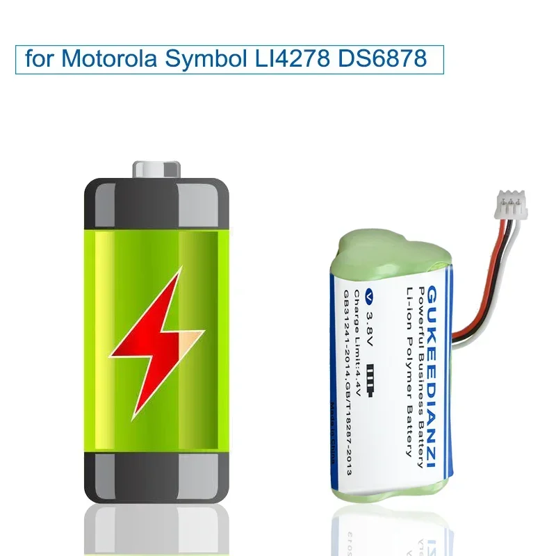 1300mAh LS4278 LI4278 Battery For Motorola For Moto For Symbol LI4278 DS6878 Barcode Scanner 82-67705-01 BTRY-LS42RAAOE-01