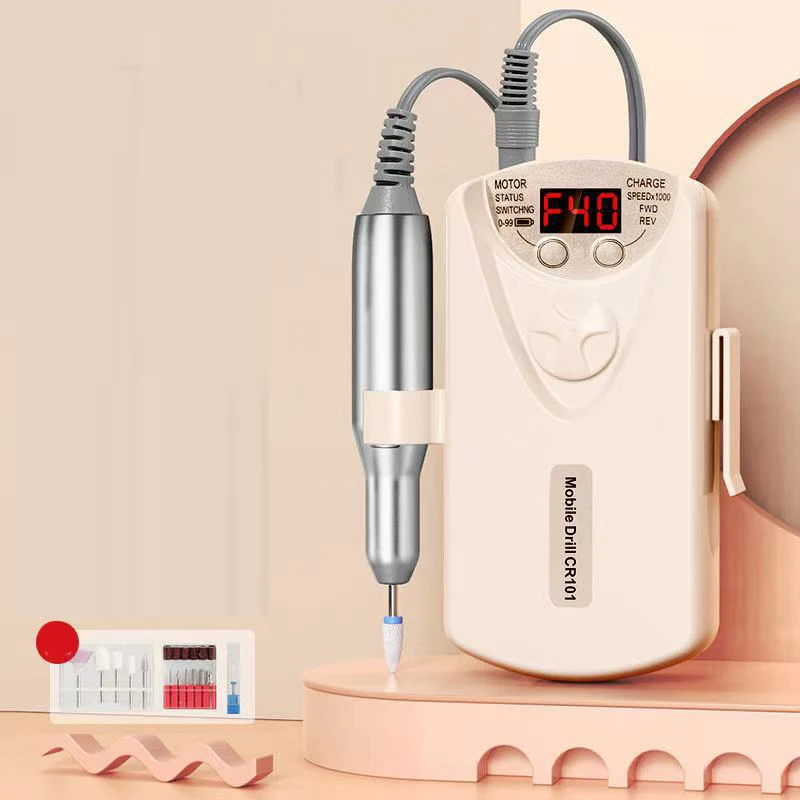 New Nail Polisher Nail Removal Charging Nail Grinding Dead Skin Removal Tool Electric Nail Repair Shop Style Polishing Silent