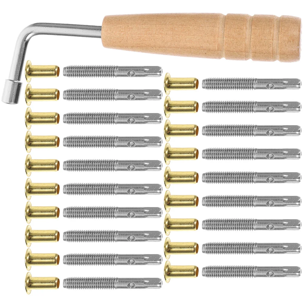 

Lyre Lea String Set Replacement Accessory Turn Accessories for Harp Wrench Tuning Pin Stringed Instrument