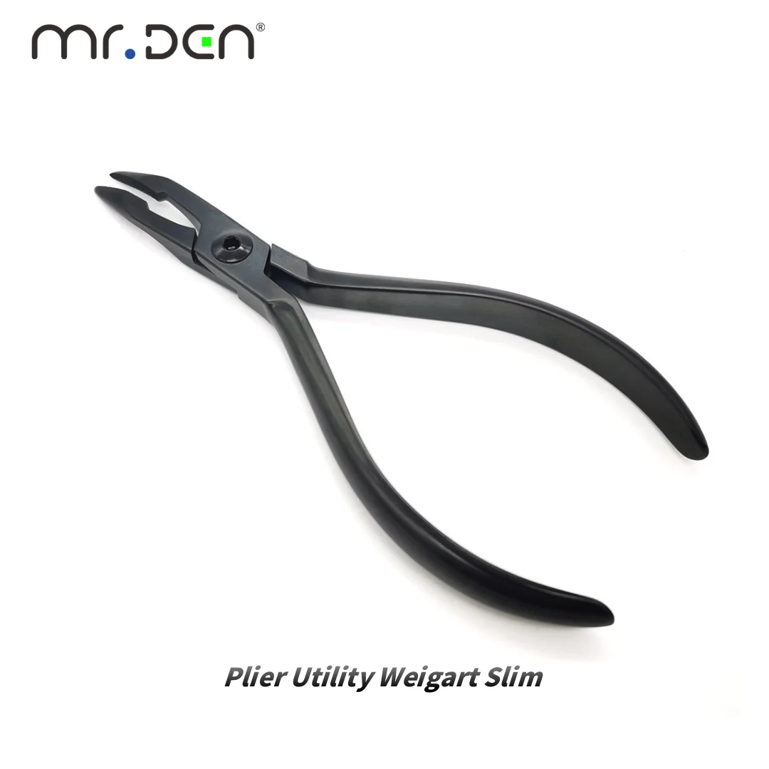 Hardened Dental Pliers Black Diamond Series Slim Weingart Pliers Titanium Coated Stainless Steel Orthodontic Tools