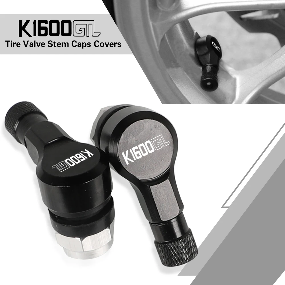 For BMW K1600GT K 1600 GT 1600GT 2011 2012 2013 2014 2015 2016 New Tire Valve Stem Caps Covers Aluminum MOTO Car accessories