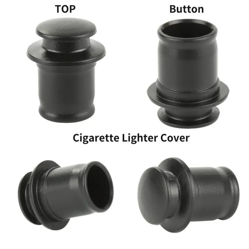 Universal Car Cigarette Lighter Cap Waterproof Anti Dust Plug Cover Sleeve Caps ABS Cigarette Lighter Case Automobile Dust Plug