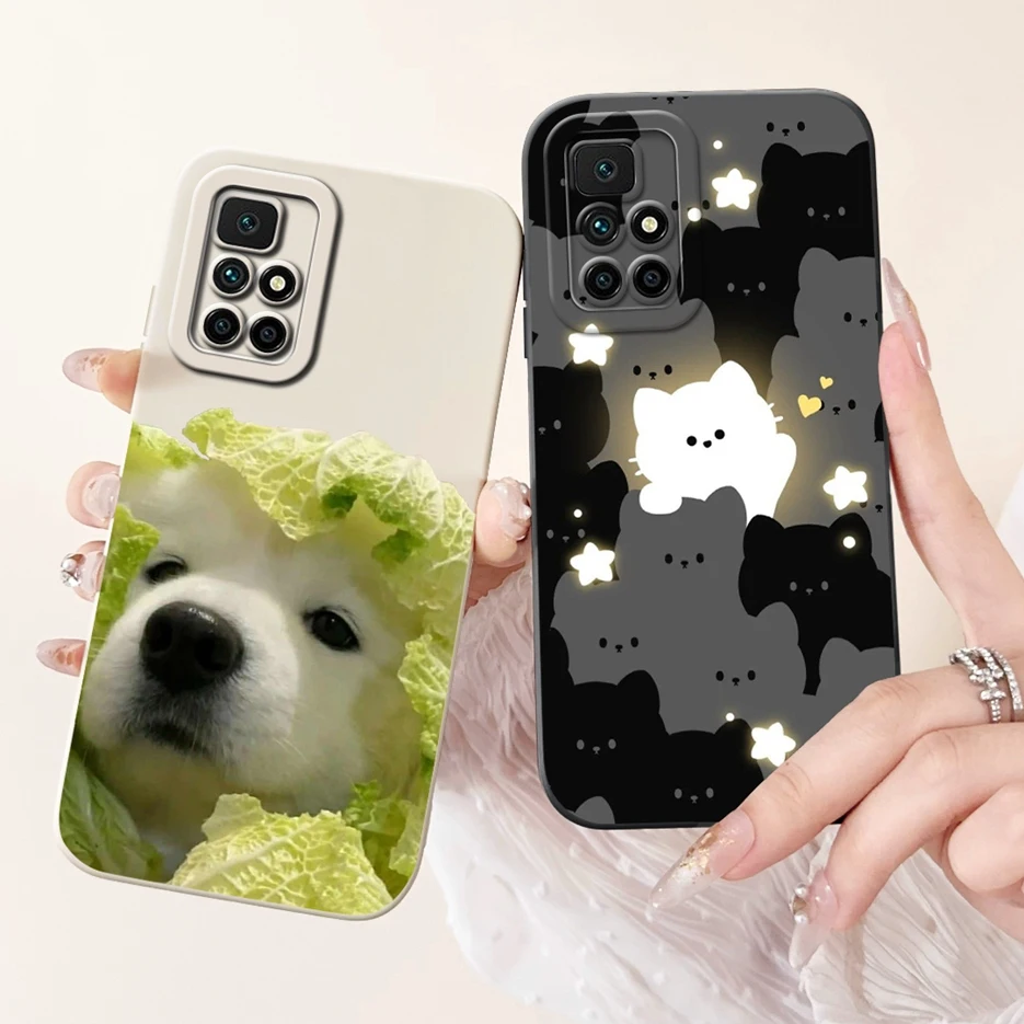 For Xiaomi Redmi 10 Case Cute Dog Cartoon Cover Full Camemas Protection Phone Case For Xiaomi Redmi 10 Prime Redmi10 Soft Fundas