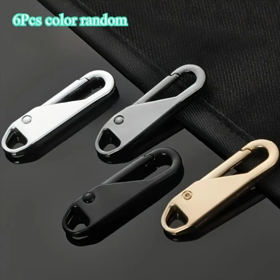 1/5/10/20/50/100pcs Multi-Functional Replacement Zipper Pulls, Multicolor (Random Colors), Easy to Install with Detachable Heads