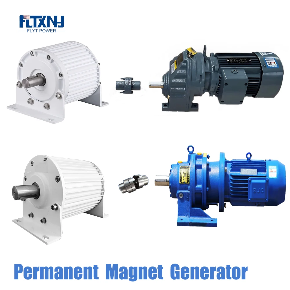 PMG 50000W Generator Low RPM 3 Phase Gearless Permanent Magnet AC Use Magnetic Dynamo Water Turbine Hydro Alternator Free Energy