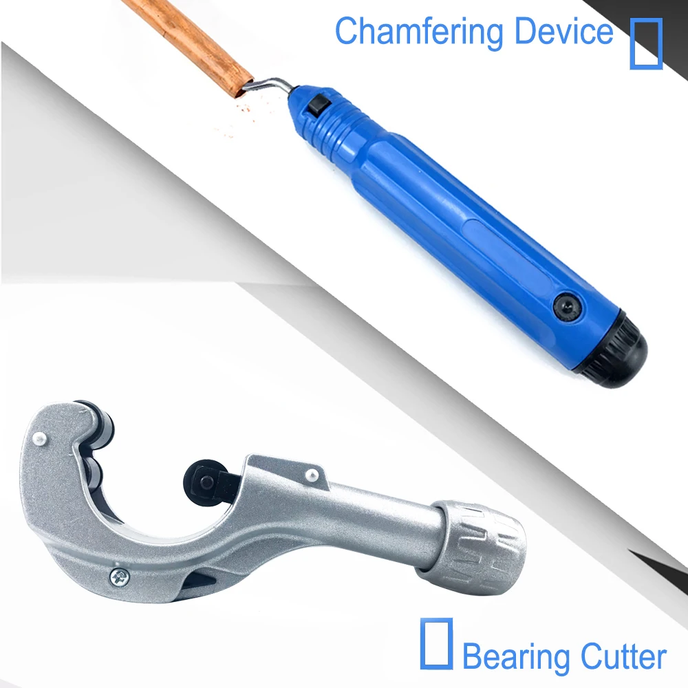 AC 구리 파이프용 수동 유압 튜브 확장기, 냉장고 스웨이징 도구 키트, 편심 디자인의 10-42mm 플레어링 머신