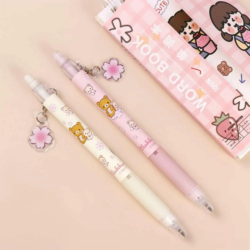 Kawaii Stationery Writing Tool Bear Kids Gifts 0.5/0.7mm Automatic Pencils Movable Pencil Press Pen Mechanical Pencil