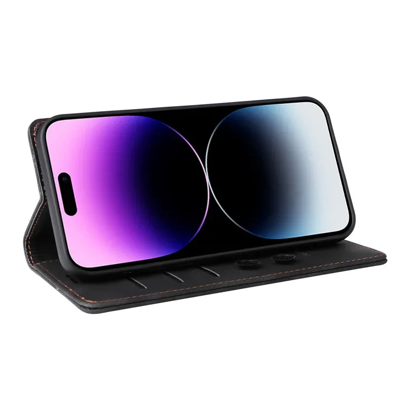 Custodia a portafoglio per OPPO A57 A77 A94 A74 A95 A54S A55s A16s A53s A54 A53 A32 A33 A52 A72 A92 Custodia protettiva con aspirazione