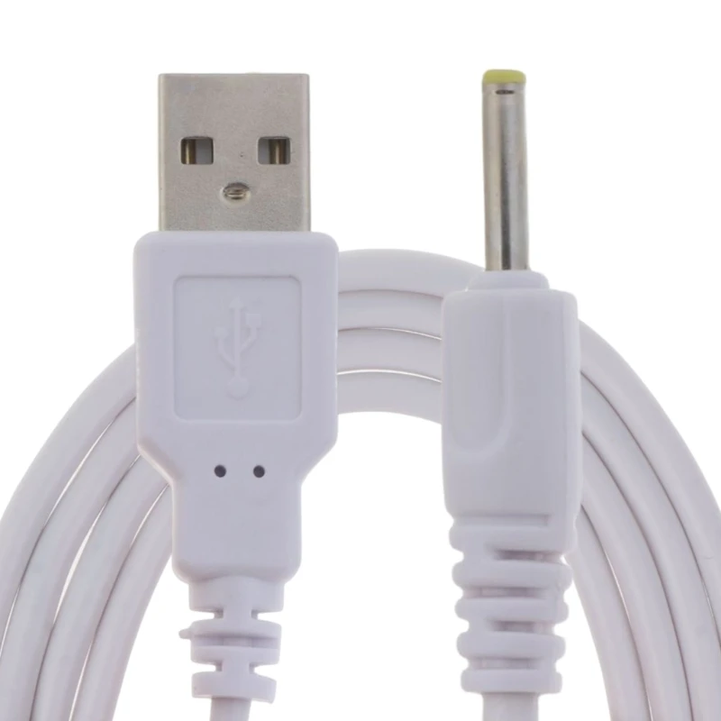 Cable de alimentación USB de 5V a Jack de 2,5mm x 0,7mm, materiales duraderos, 1 metro/2 metros